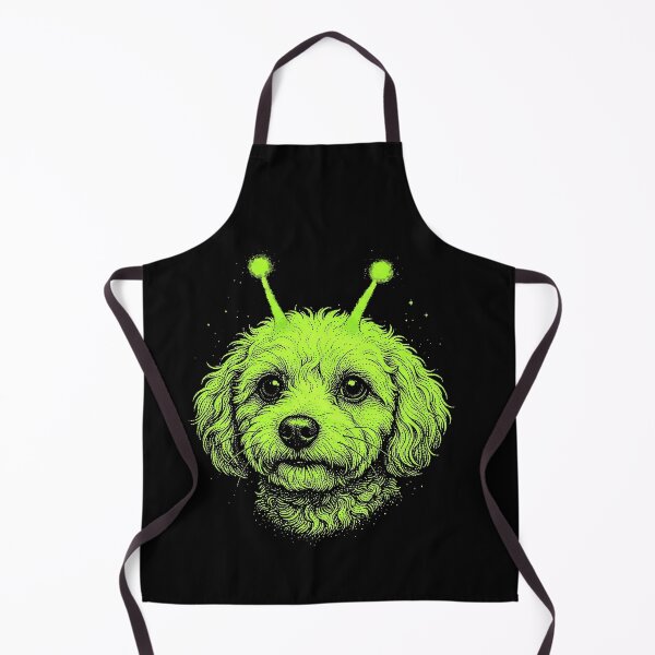 Item preview, Y2K Alien Dog Halloween Puppy Portrait designed and sold by d247.