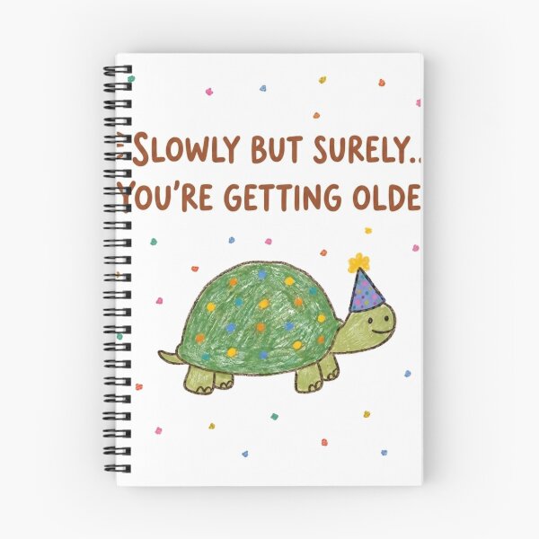 Item preview, Funny Sarcastic Turtle Happy Birthday Design designed and sold by LavIsInTheAir.