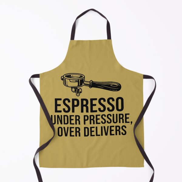 Item preview, Espresso Under Pressure, Over Delivers coffee lovers t shirt designed and sold by Alimehab | Graphic tees | Design & Art.