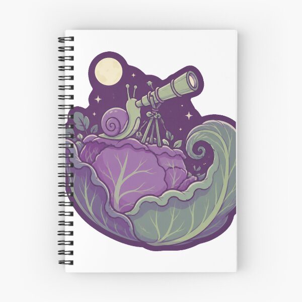 Item preview, Cabbage Observatory Snail designed and sold by GraphycoPublish.