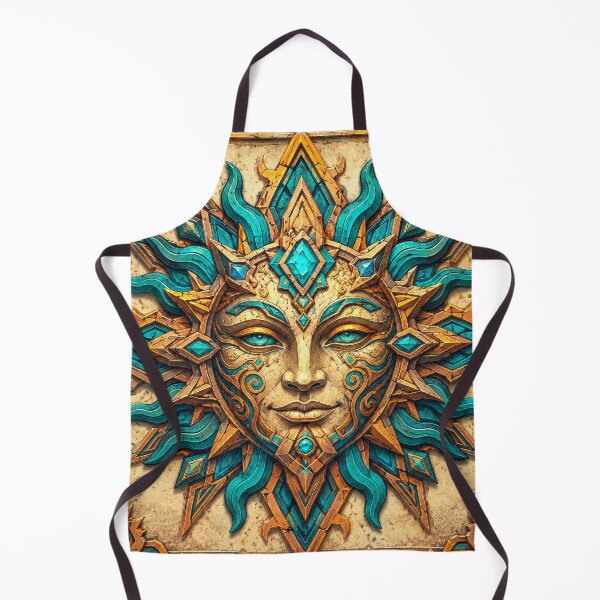 Item preview, Layered Geometric Turquoise Gemstone Sun designed and sold by scicilysimonee.