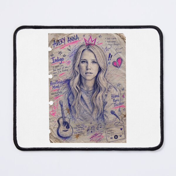 Item preview, Avery anna music album cover art typography designed and sold by ARTeez⭐️⭐️⭐️⭐️⭐️.