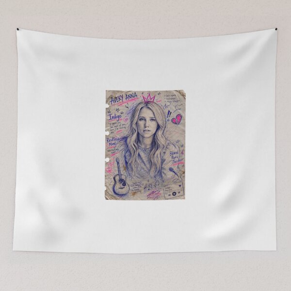 Item preview, Avery anna music album cover art typography designed and sold by ARTeez⭐️⭐️⭐️⭐️⭐️.