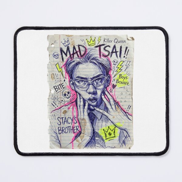 Item preview, Mad tsai music album cover art typography designed and sold by ARTeez⭐️⭐️⭐️⭐️⭐️.