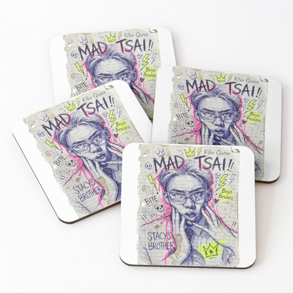 Item preview, Mad tsai music album cover art typography designed and sold by ARTeez⭐️⭐️⭐️⭐️⭐️.