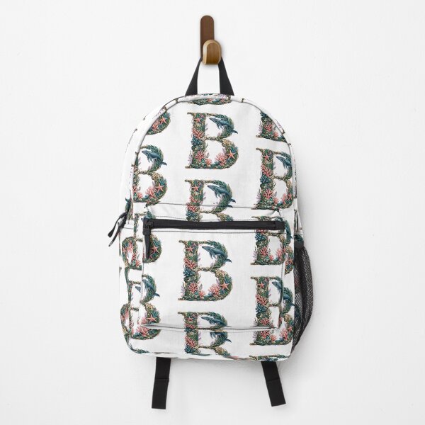 Item preview, Letter B Ocean - Humpback Whale and Starfish designed and sold by FantasyPearl.