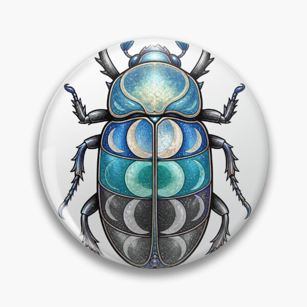 Item preview, Opalescent Lunar Beetle designed and sold by GraphycoPublish.