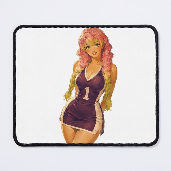 Item preview, Pink Haired Anime Warrior Pin Up | Vintage Japanese Fantasy Girl designed and sold by Cosplayvintage.
