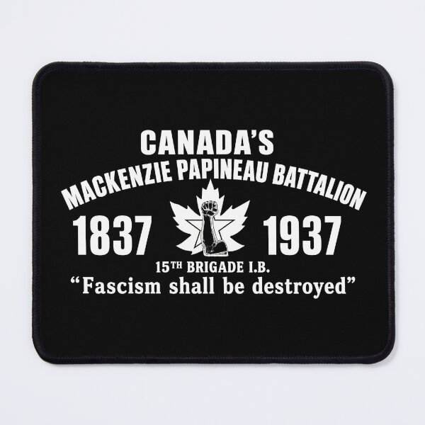 Item preview, Canadas Mackenzie Papineau Battalion Antifascist Commemorative Artwork Print designed and sold by PinUpPizzazz.