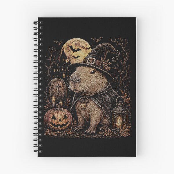 Item preview,   Retro Witch Hat wizard Capybara Halloween Pumpkin Vintage Spooky   designed and sold by SOUFIANE1991.