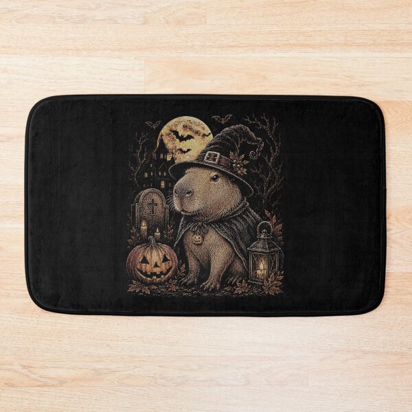 Item preview,   Retro Witch Hat wizard Capybara Halloween Pumpkin Vintage Spooky   designed and sold by SOUFIANE1991.