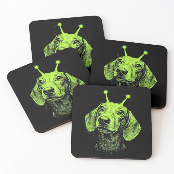 Item preview, Y2K Alien Dog Halloween Spooky Extraterrestrial designed and sold by d247.