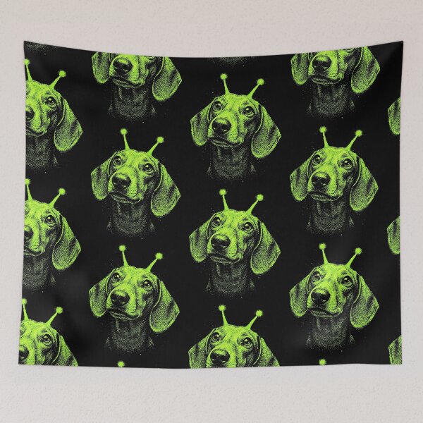 Item preview, Y2K Alien Dog Halloween Spooky Extraterrestrial designed and sold by d247.