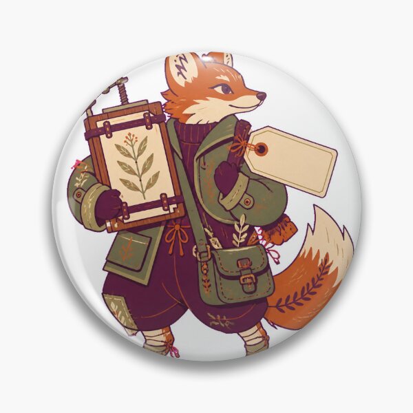 Item preview, Fox Botanist Field Card designed and sold by GraphycoPublish.