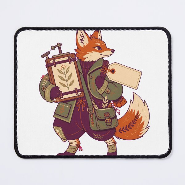 Item preview, Fox Botanist Field Card designed and sold by GraphycoPublish.