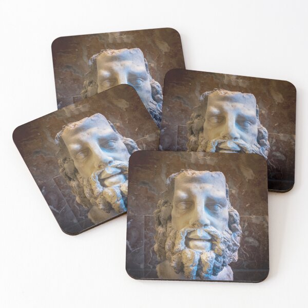 Item preview, Louvre Sculpture Paris - Bust of a Bearded Man designed and sold by missioncreek.