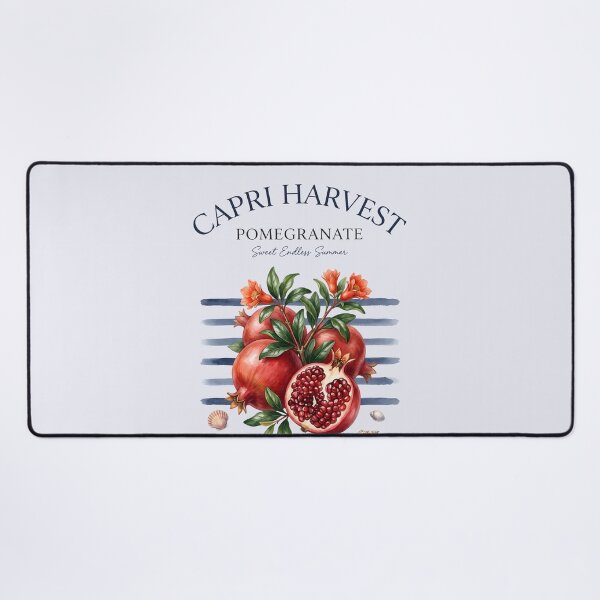 Item preview, Capri Harvest – Pomegranate Mediterranean Design designed and sold by Sea Gem.