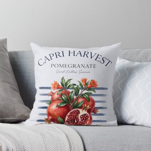 Item preview, Capri Harvest – Pomegranate Mediterranean Design designed and sold by Sea Gem.