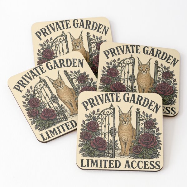 Item preview, Private Garden Caracal: Limited Access designed and sold by LubelskArt.