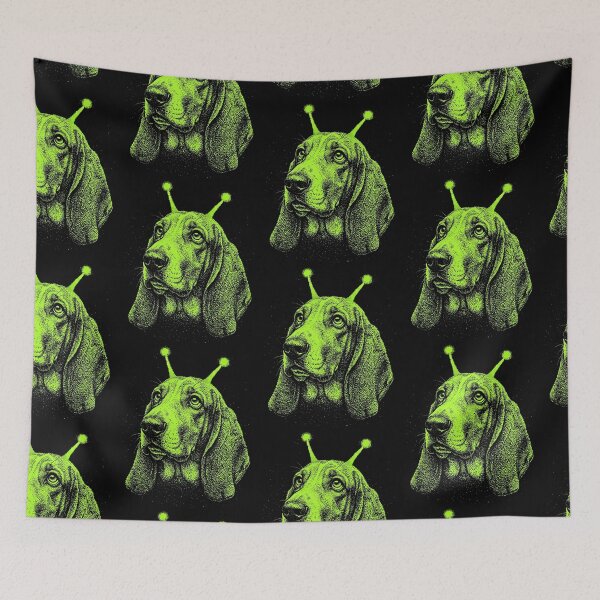 Item preview, Y2K Alien Dog Halloween Space Hound designed and sold by d247.