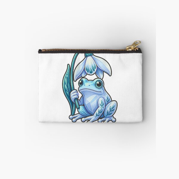 Item preview, Icy Blue Glass Frog designed and sold by GraphycoPublish.