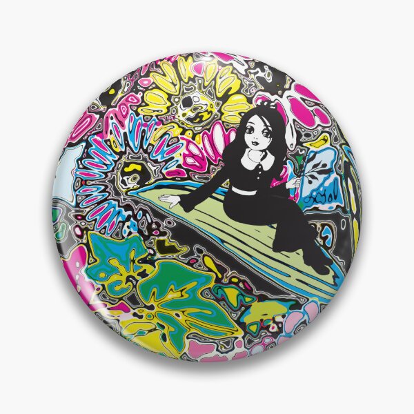 Item preview, Pop Art Doll in Her Abstract Fantasy Garden designed and sold by cremedecolor.