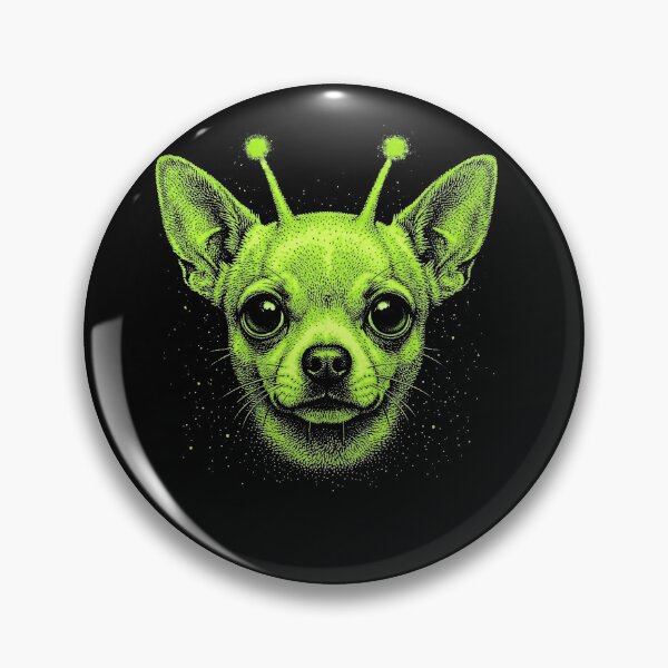 Item preview, Y2K Alien Chihuahua Halloween Spooky Dog designed and sold by d247.
