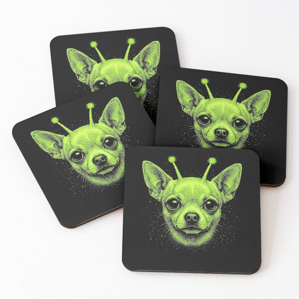 Item preview, Y2K Alien Chihuahua Halloween Spooky Dog designed and sold by d247.