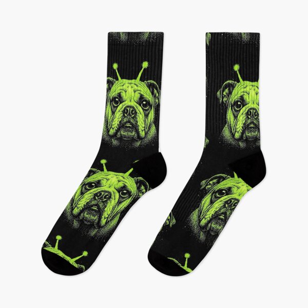 Item preview, Y2K Alien Bulldog Halloween Dog Costume designed and sold by d247.