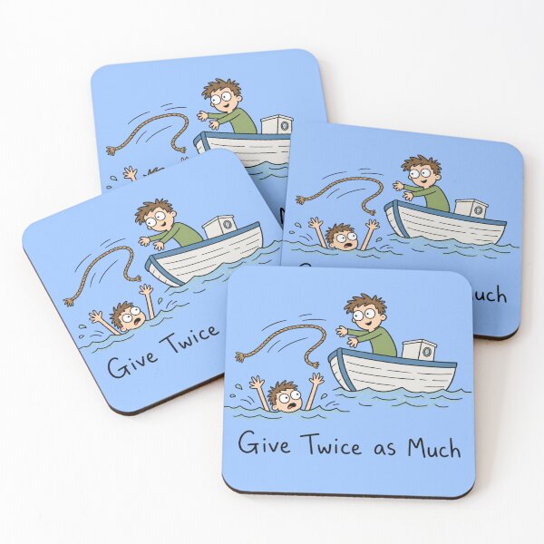 Item preview, Give Twice as Much designed and sold by ShindigiddyDog.