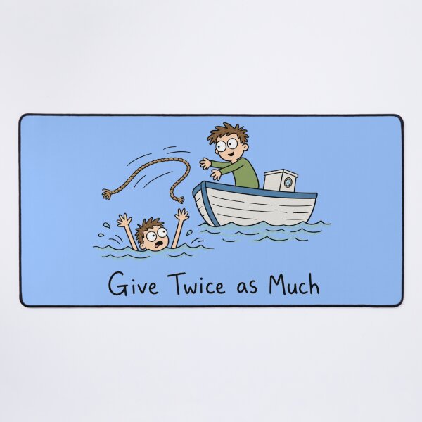 Item preview, Give Twice as Much designed and sold by ShindigiddyDog.