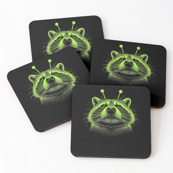 Item preview, Y2K Alien Raccoon Halloween Costume Creature designed and sold by d247.