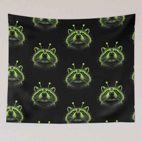 Item preview, Y2K Alien Raccoon Halloween Costume Creature designed and sold by d247.