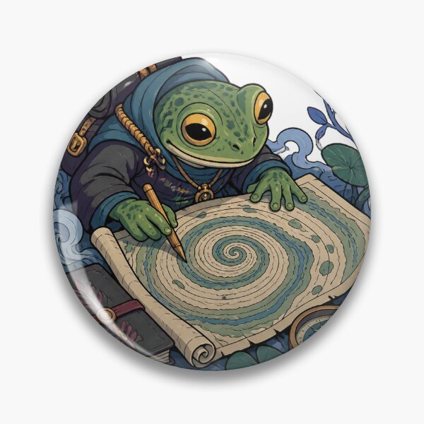 Item preview, Mystic Field Map Frog designed and sold by GraphycoPublish.