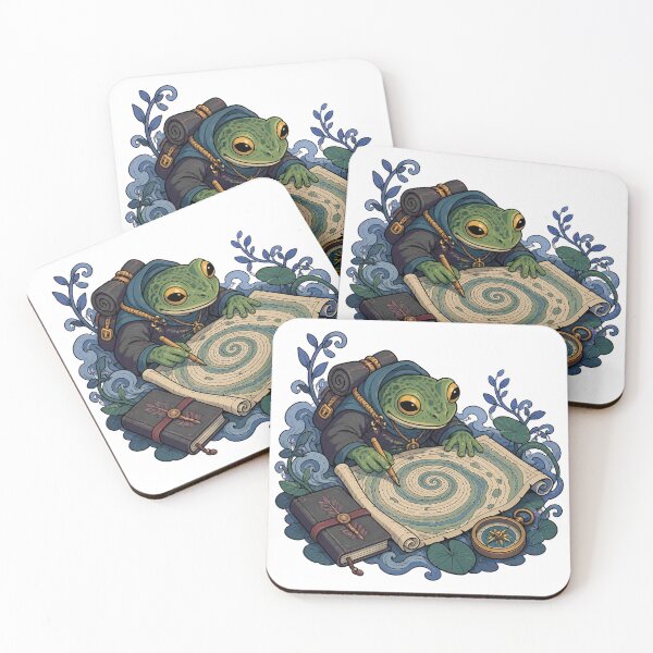 Item preview, Mystic Field Map Frog designed and sold by GraphycoPublish.