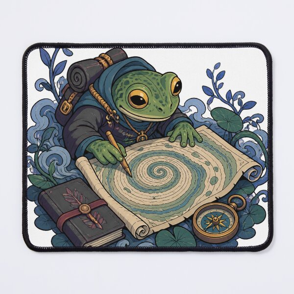 Item preview, Mystic Field Map Frog designed and sold by GraphycoPublish.