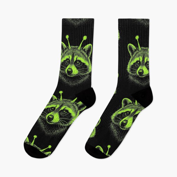 Item preview, Y2K Alien Raccoon Halloween Spooky Critter designed and sold by d247.