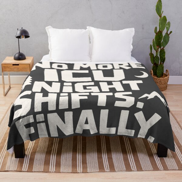 Item preview, No More ICU Night Shifts Finally – Funny Nurse Design designed and sold by KiwyStudio.
