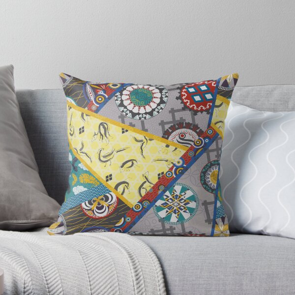 Kimono Kaubki Wrap Throw Pillow
