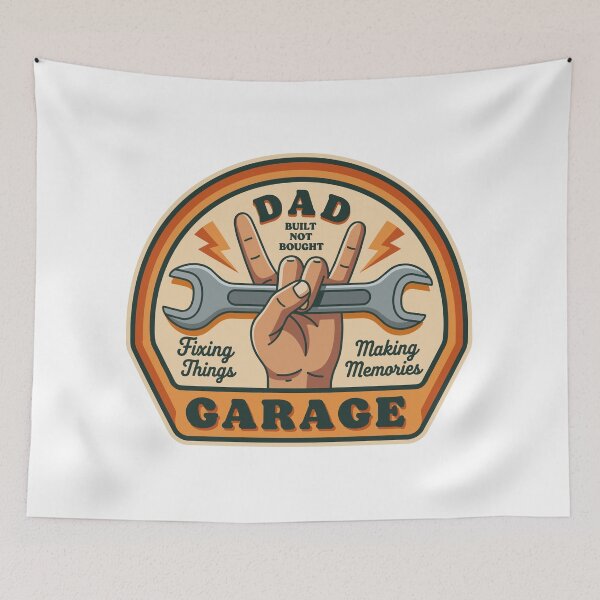 Item preview, Dad Garage Fixing Things Making Memories designed and sold by Oniyasha.
