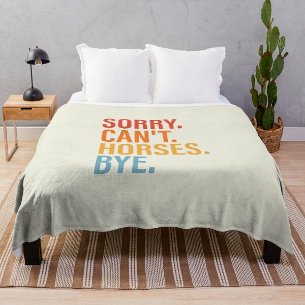 Item preview, Sorry Can't Horses Bye Funny Horse Lover Retro Quotes, Vintage Quote Animal designed and sold by modoodles357.