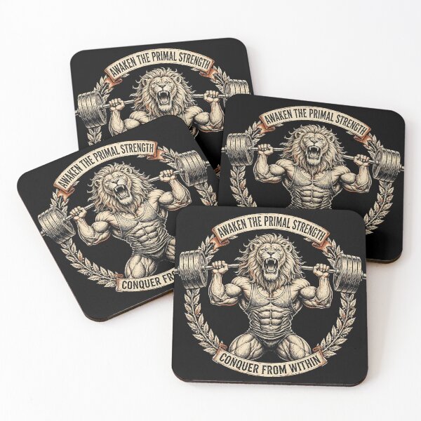 Item preview, Awaken The Primal Strength - Lion Bodybuilder Conquer From Within Gym Vintage designed and sold by TeeMint5.