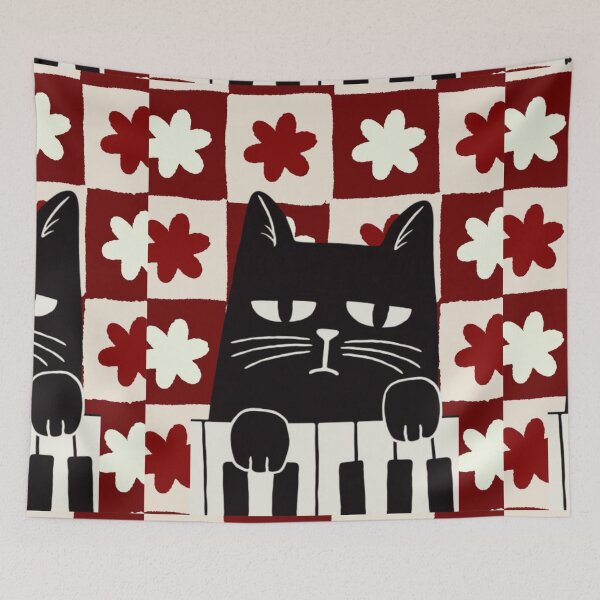 Item preview, Wild & Colorful cute cat  designed and sold by Rooted & Co.