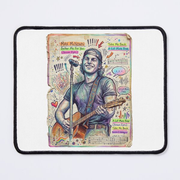 Item preview, Max mcnown music album cover art typography designed and sold by ARTeez⭐️⭐️⭐️⭐️⭐️.
