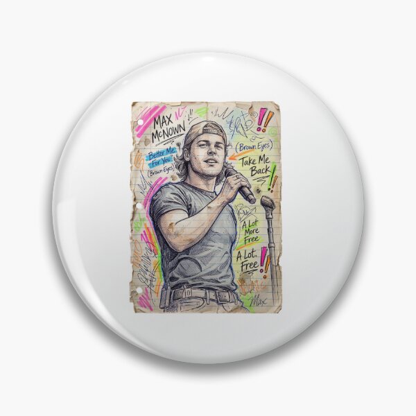 Item preview, Max mcnown music album cover art typography designed and sold by ARTeez⭐️⭐️⭐️⭐️⭐️.