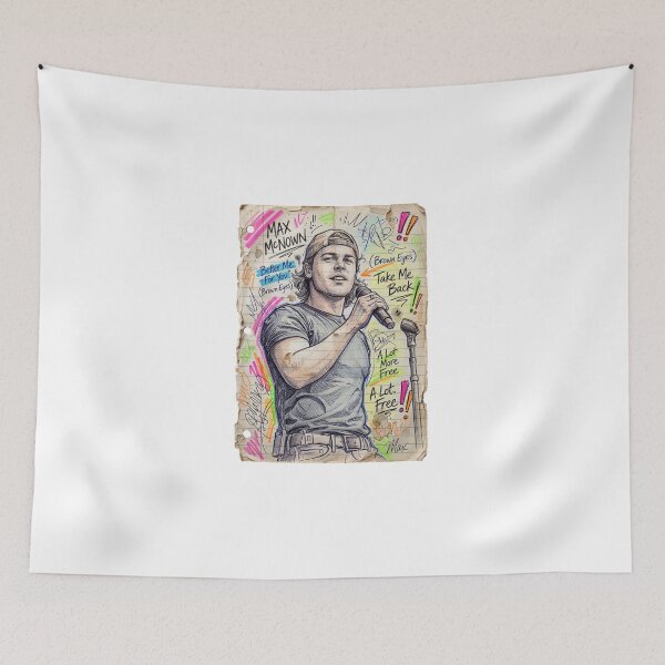 Item preview, Max mcnown music album cover art typography designed and sold by ARTeez⭐️⭐️⭐️⭐️⭐️.