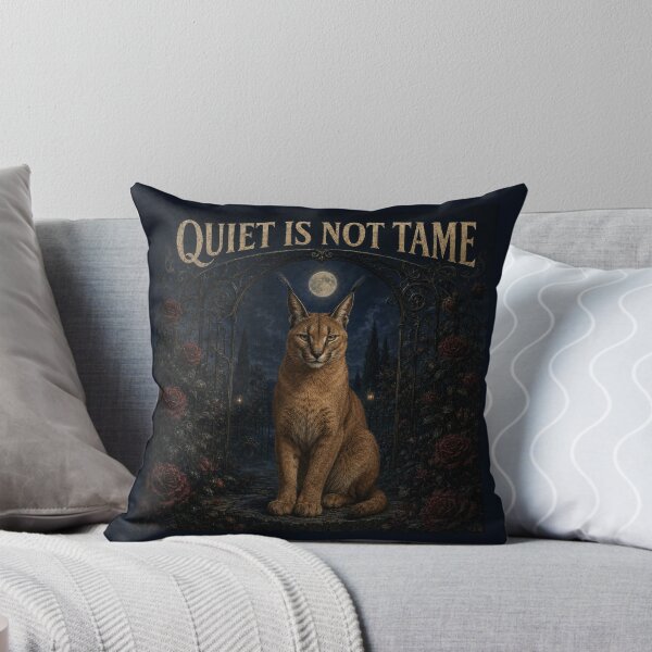 Item preview, Quiet Is Not Tame: Gothic Caracal designed and sold by LubelskArt.