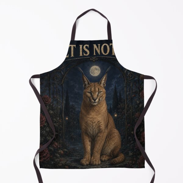 Item preview, Quiet Is Not Tame: Gothic Caracal designed and sold by LubelskArt.