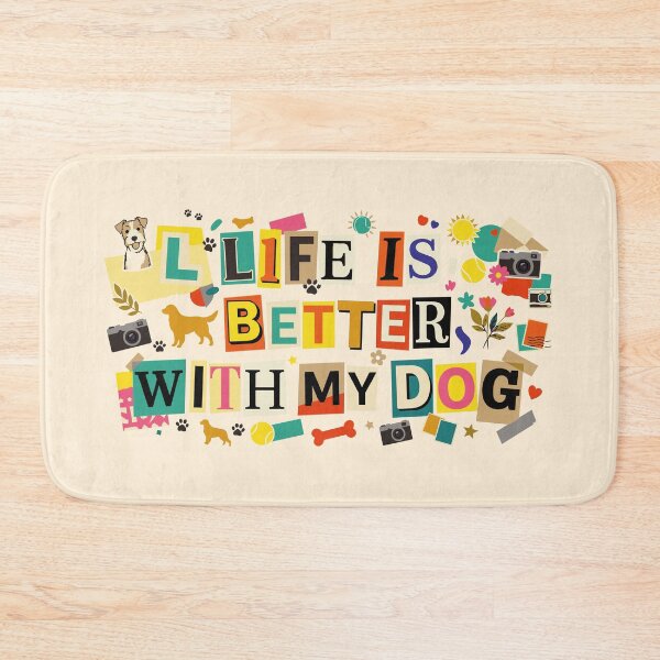 Item preview, Dog Lover Life Is Better With My Dog designed and sold by Oniyasha.