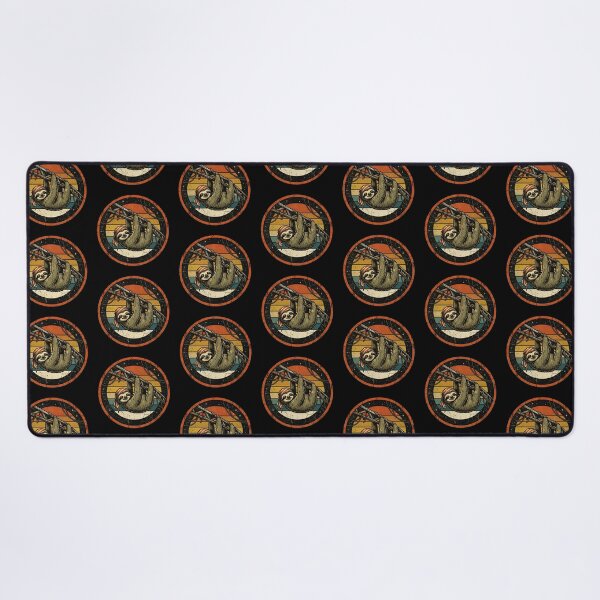 Item preview, Retro Space Pirate Sloth Lookout Vintage Badge designed and sold by DuckOddity.
